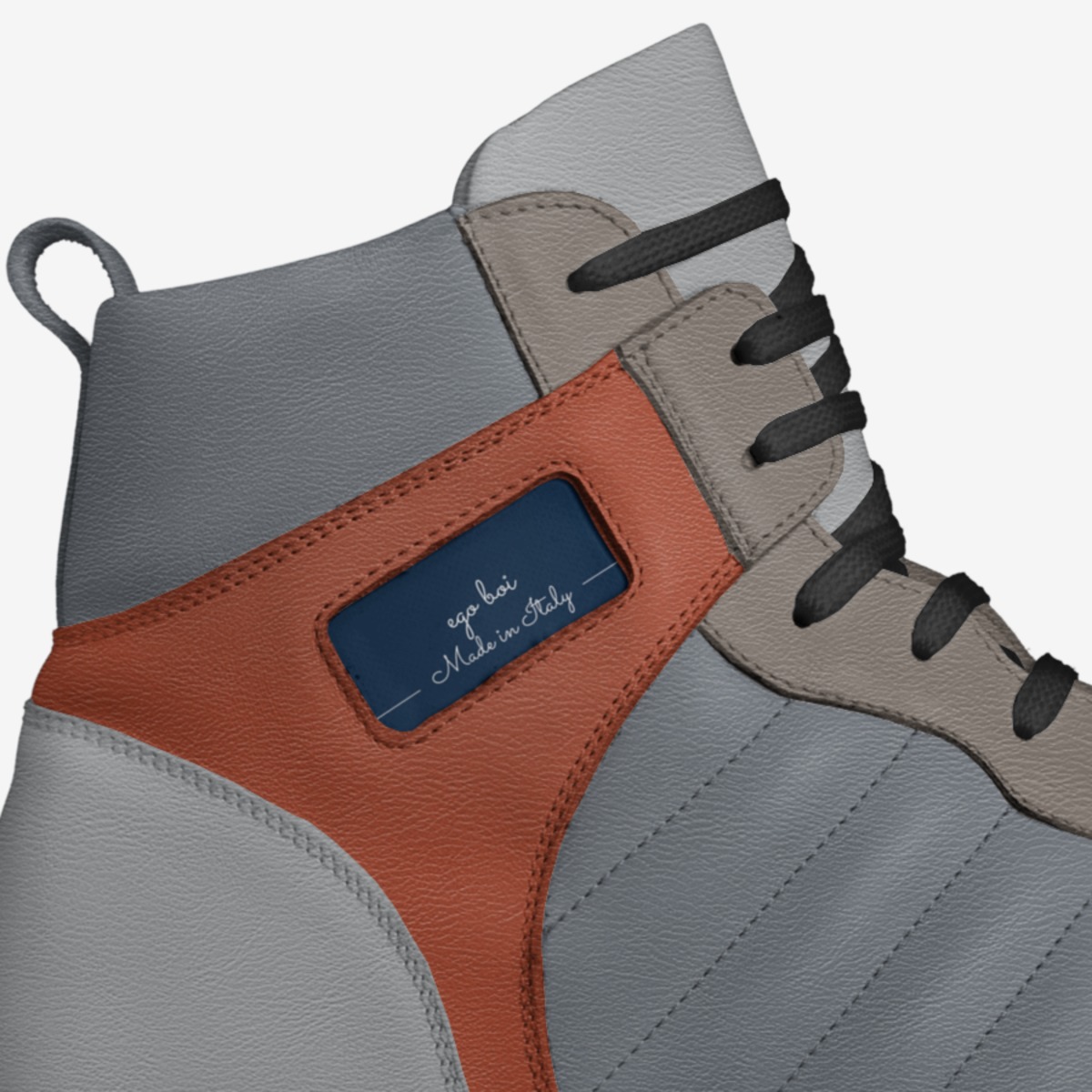 ego boi custom made in Italy shoes by Nice Men | Detail view