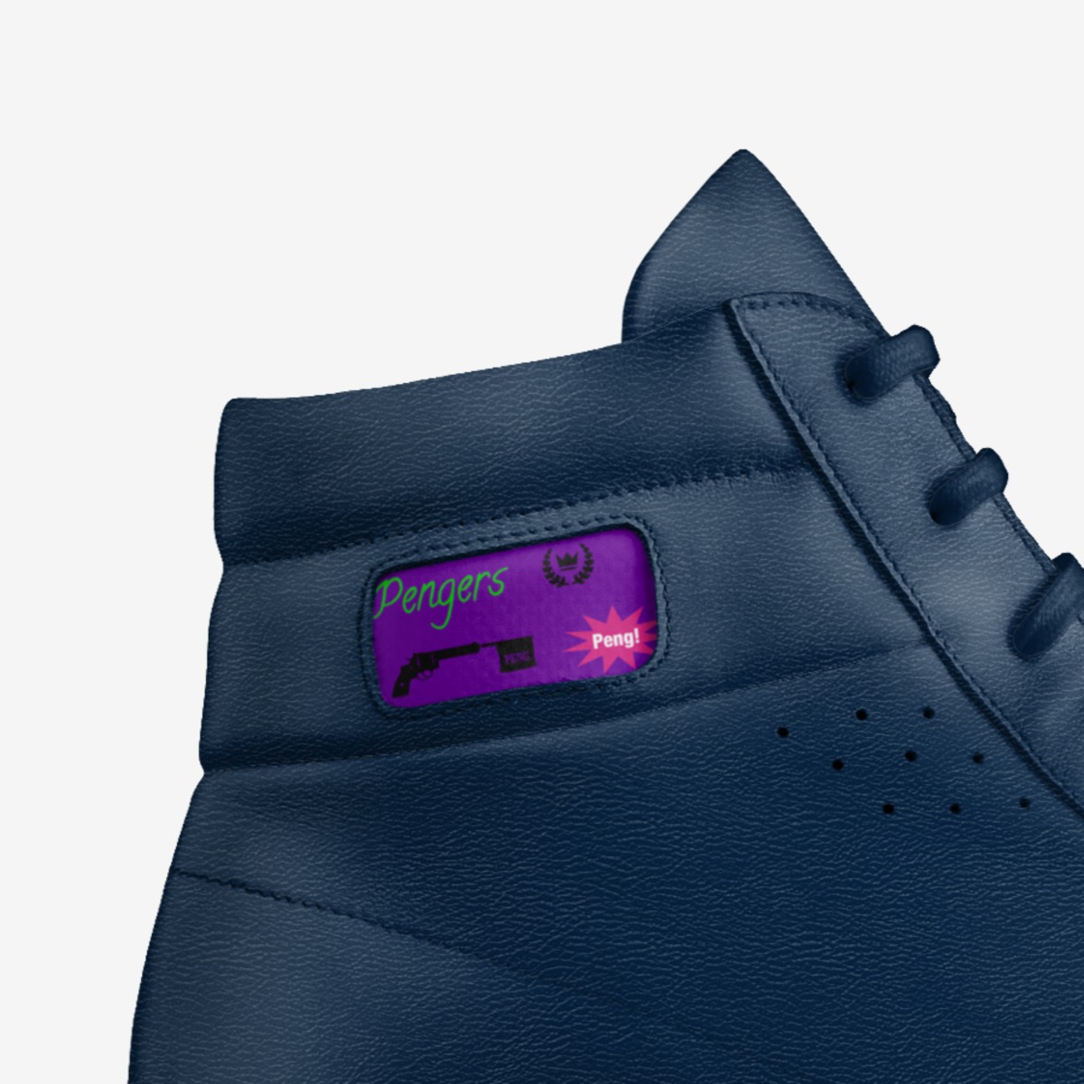 Pengers custom made in Italy shoes by Brad Webb | Detail view