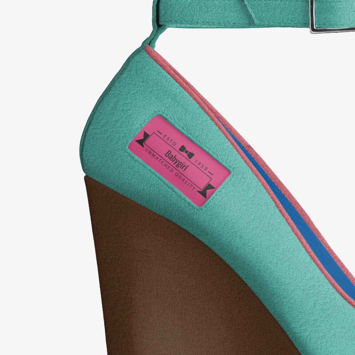 Babygirl custom made in Italy shoes by Jaelyn Givens | Detail view