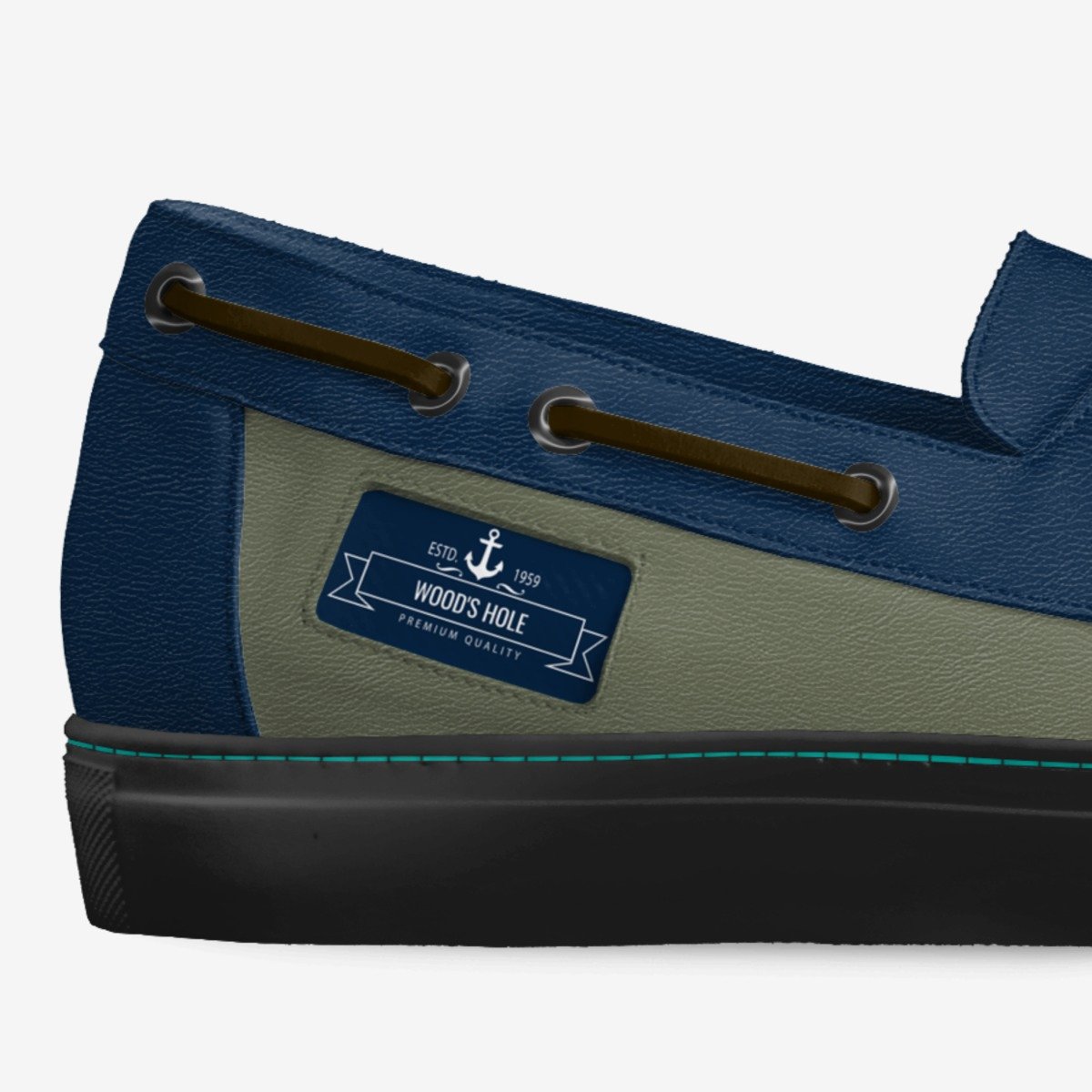 Wood's Hole custom made in Italy shoes by David Scadden | Detail view