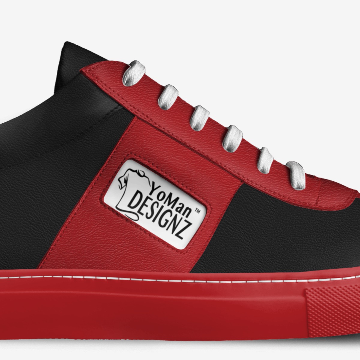 YoMan Originals custom made in Italy shoes by Jahshawun Youmans | Detail view
