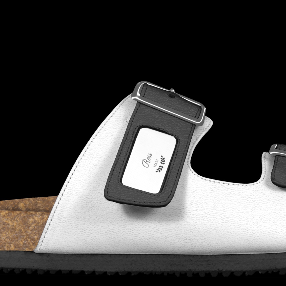 Ross silver shoes top