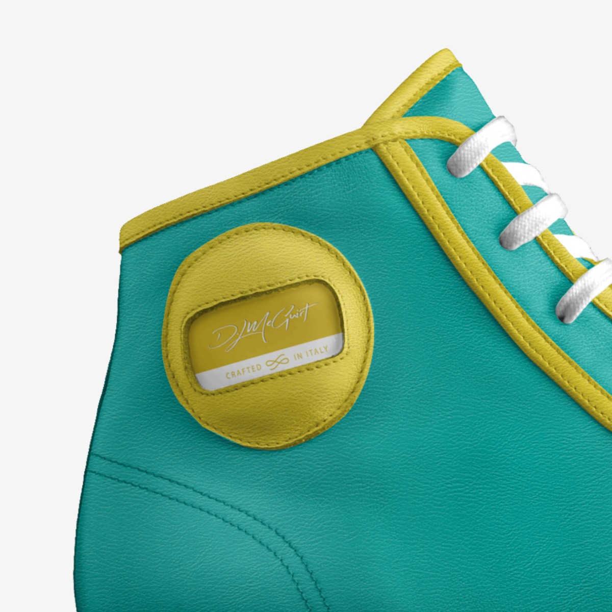 Dede custom made in Italy shoes by Deirdre Mcguirt | Detail view