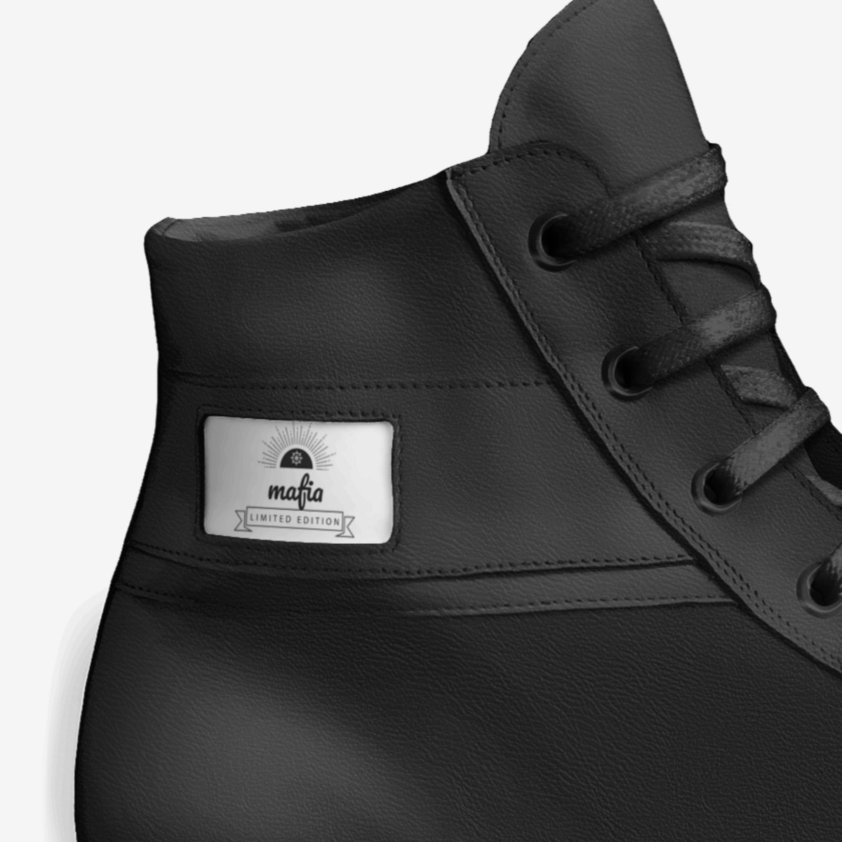 mafia custom made in Italy shoes by Miss Papeck | Detail view