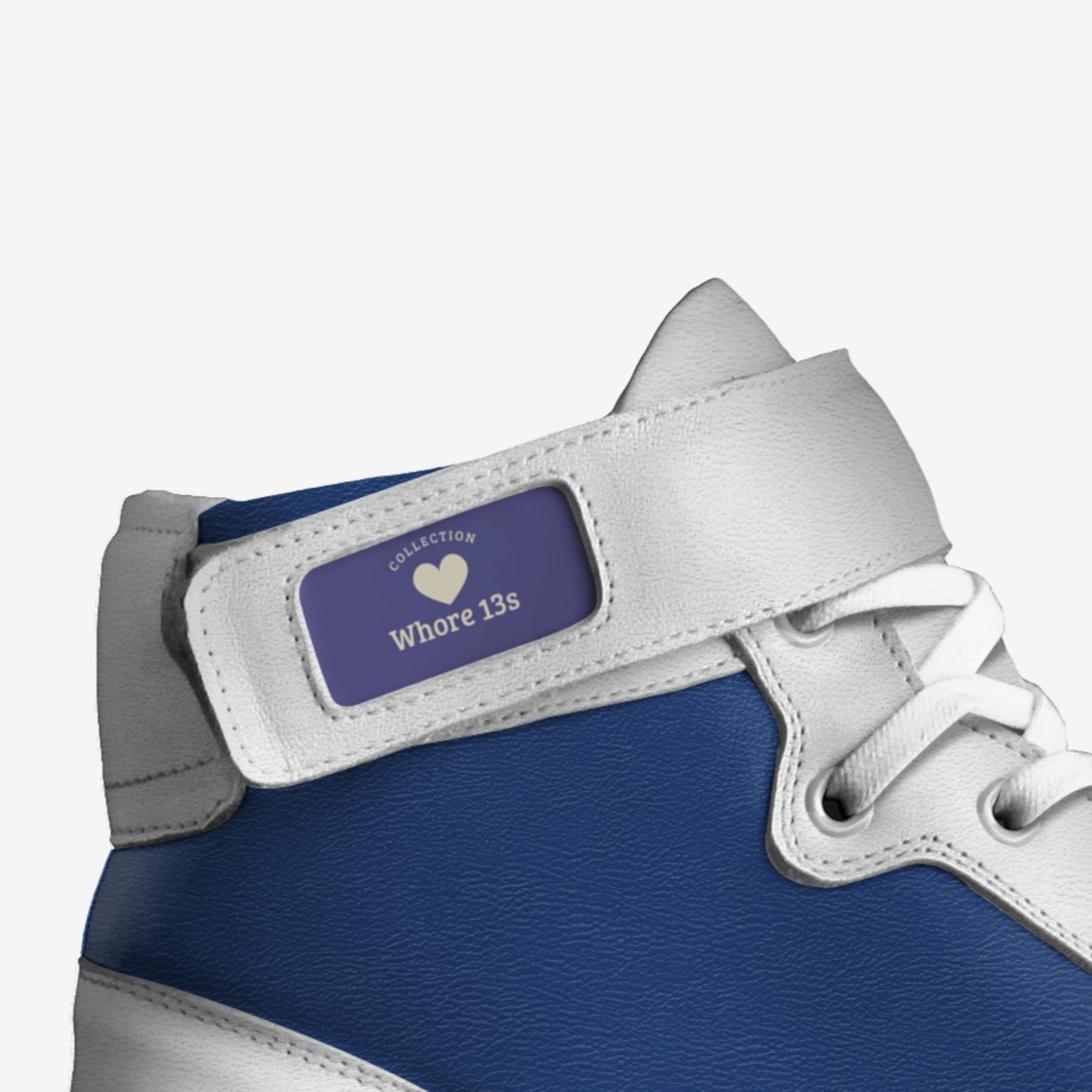 Whore 13s custom made in Italy shoes by Chase Holmes | Detail view