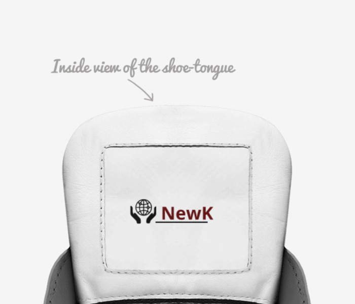 NewK custom made in Italy shoes by Kisha Malecek | Tongue view