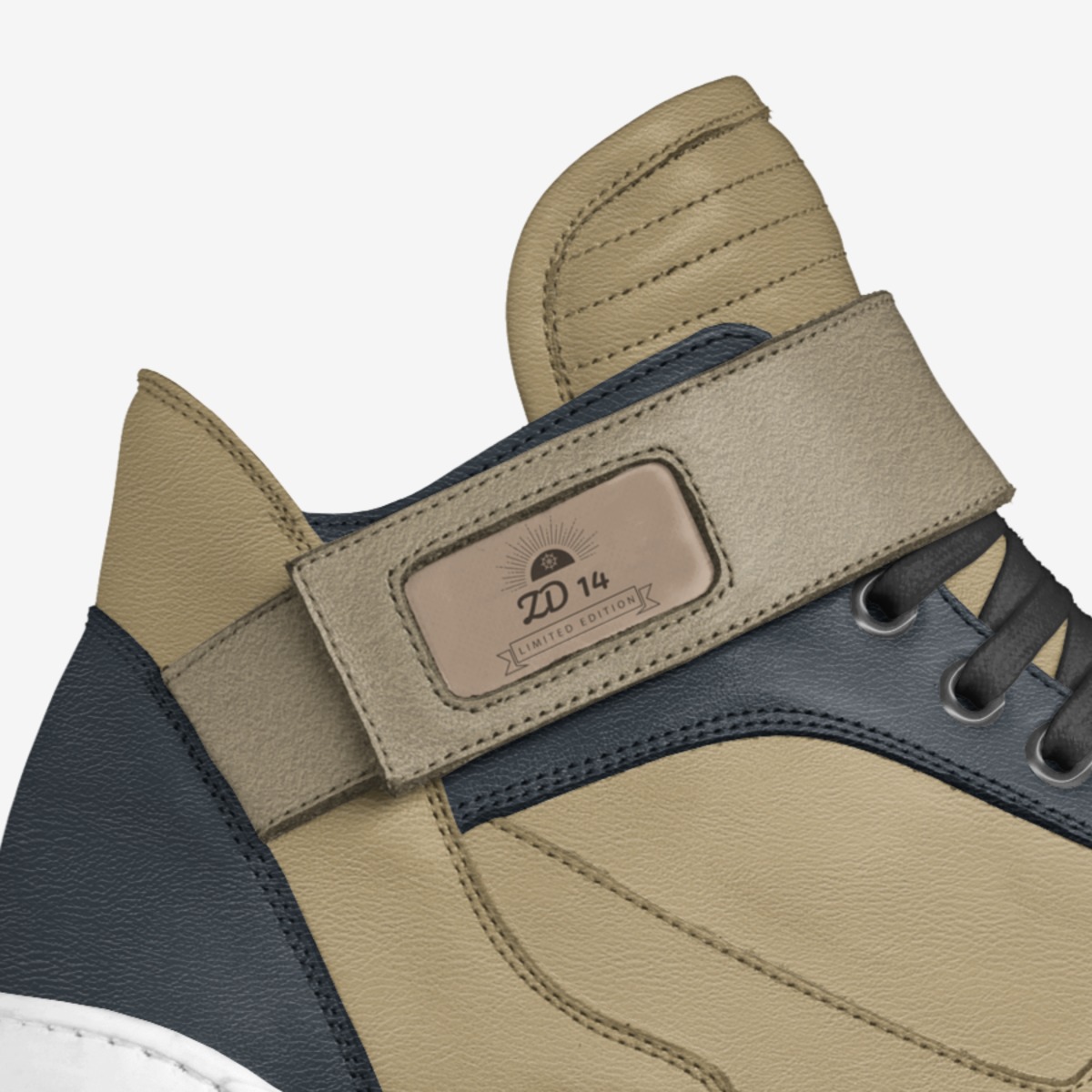 ZD 14 custom made in Italy shoes by Zane Debbagh | Detail view
