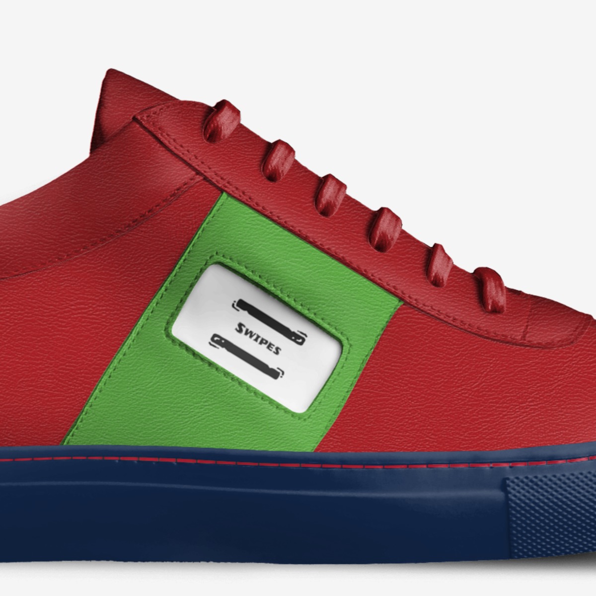 Swipes custom made in Italy shoes by Lucasgude | Detail view