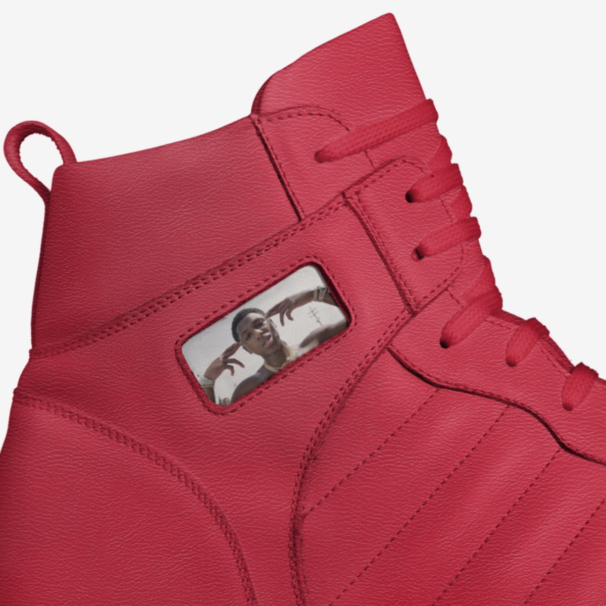  NBA youngboy's custom made in Italy shoes by Rickey Mckinney | Detail view