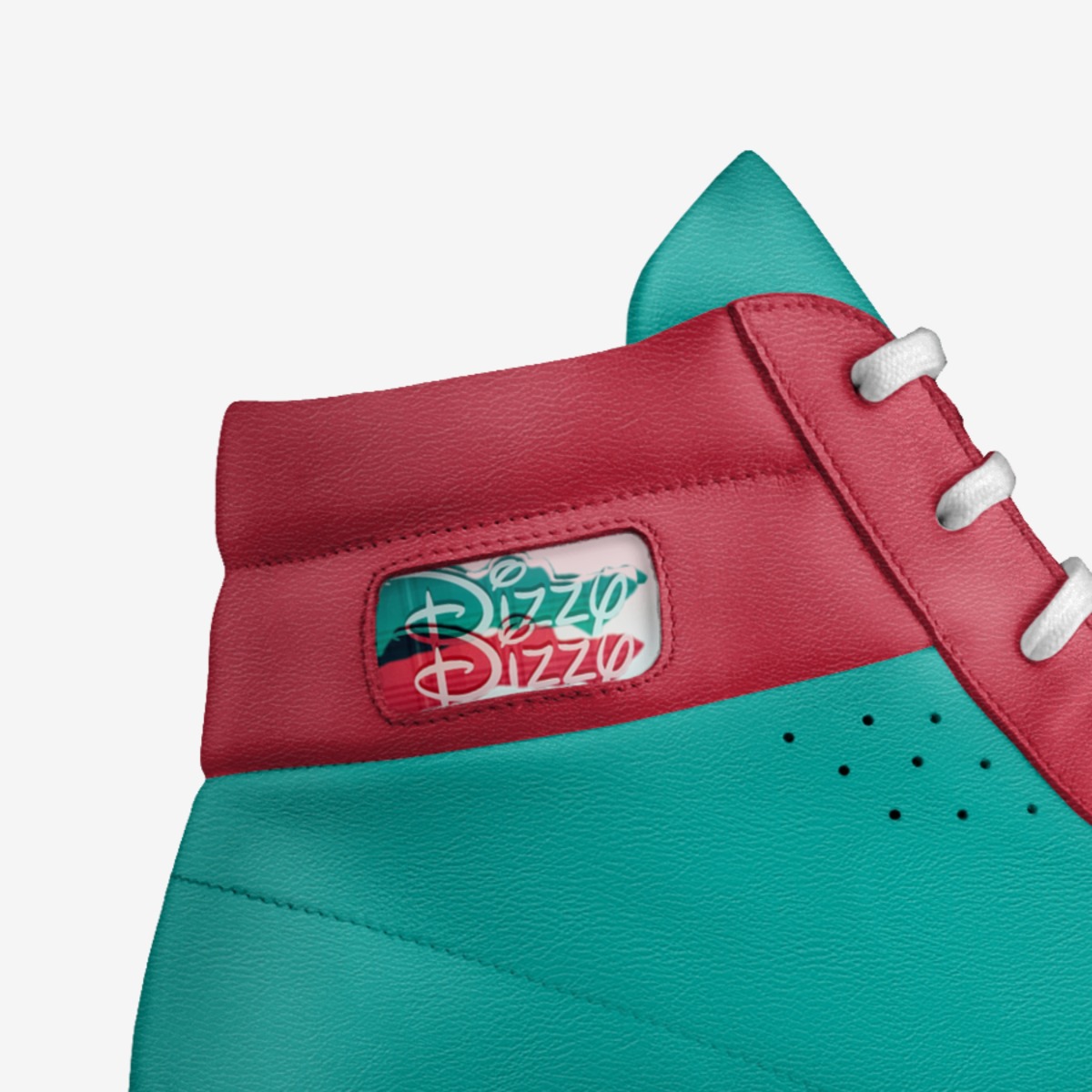 Dizzy custom made in Italy shoes by Clare Johnston | Detail view