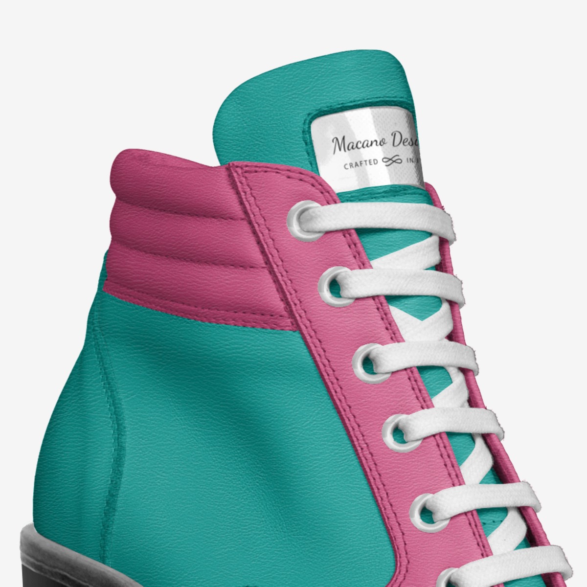 Macano Designs custom made in Italy shoes by Louena El | Detail view