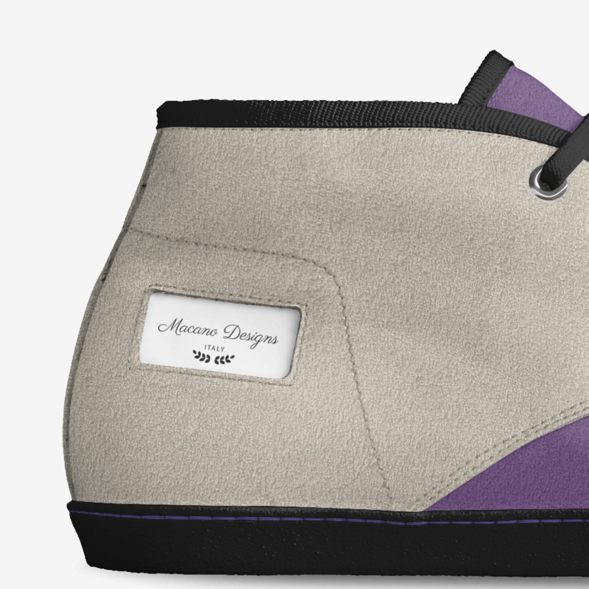 Macano Designs custom made in Italy shoes by Louena El | Detail view