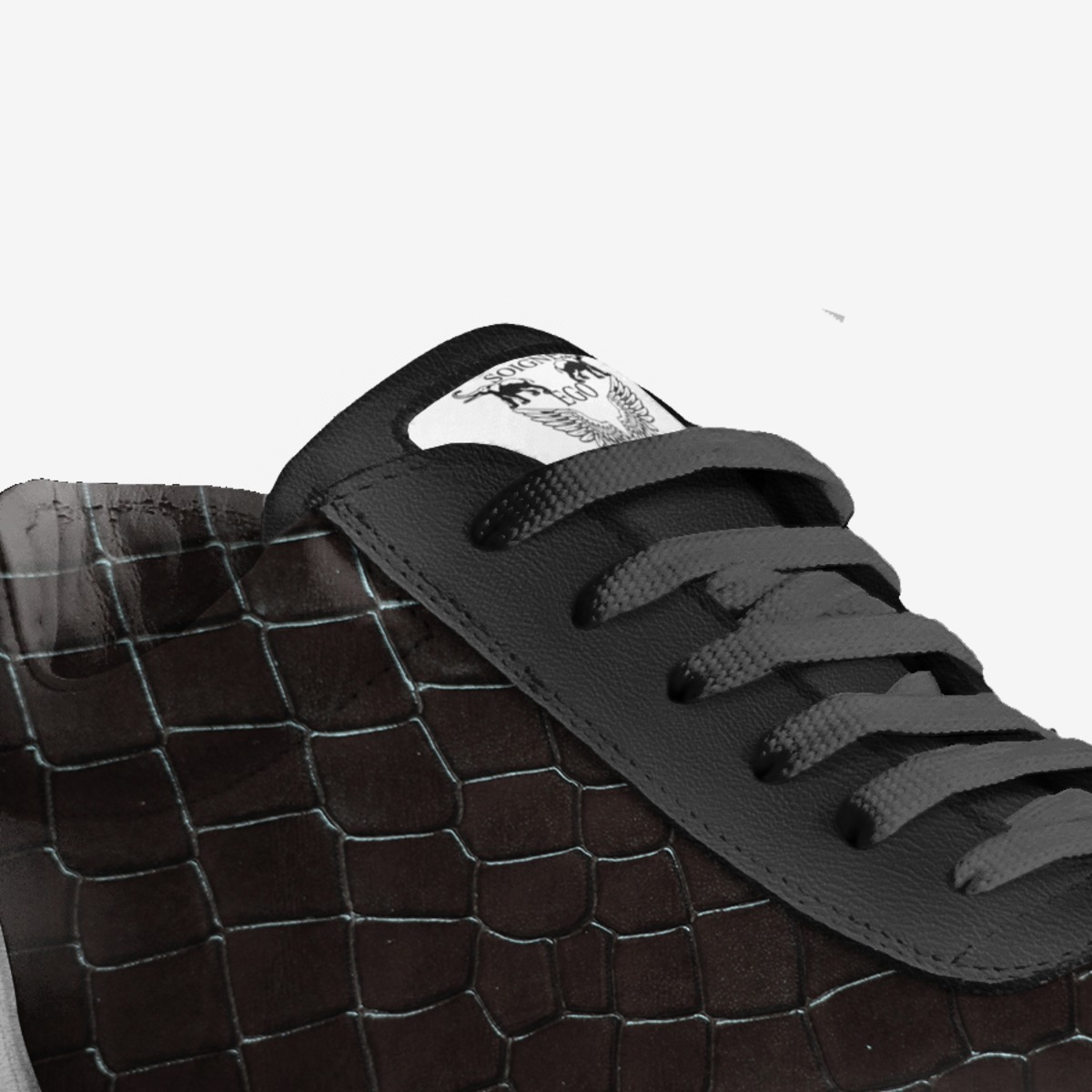 Soigne Ego custom made in Italy shoes by Jaray Davenport | Detail view