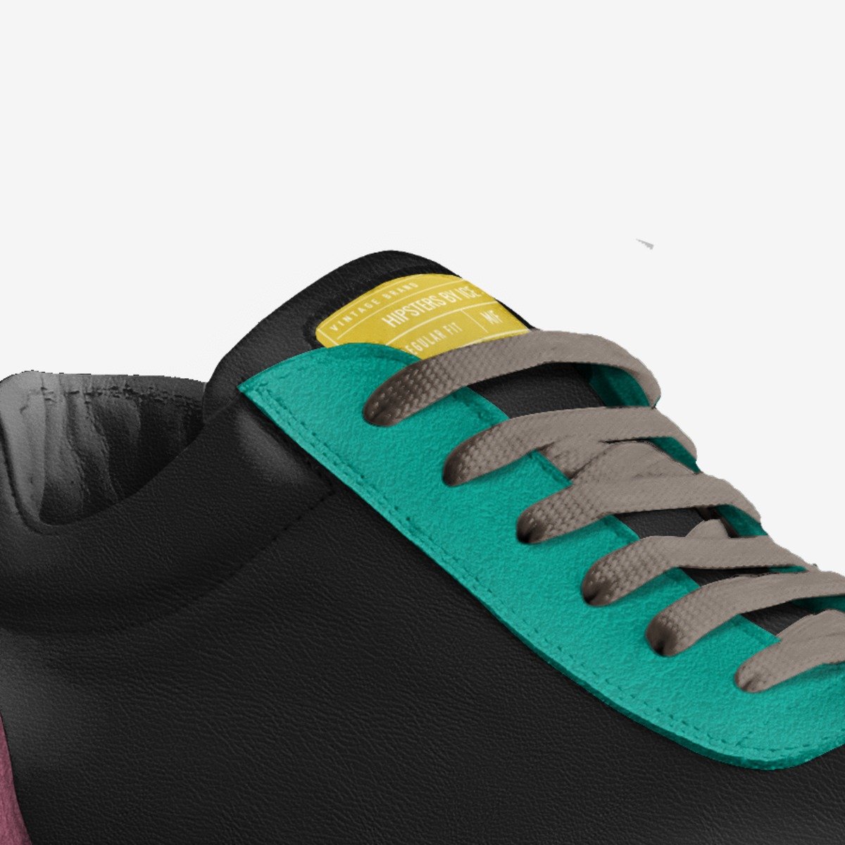 Hipsters custom made in Italy shoes by Ice Arrington | Detail view