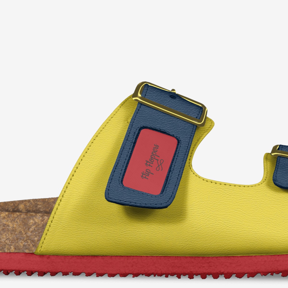Flip Floppers custom made in Italy shoes by Thomas Childers | Detail view