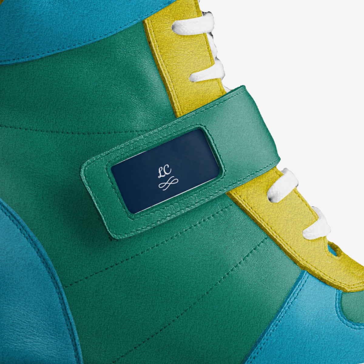 LC custom made in Italy shoes by Lasaundra Collins | Detail view