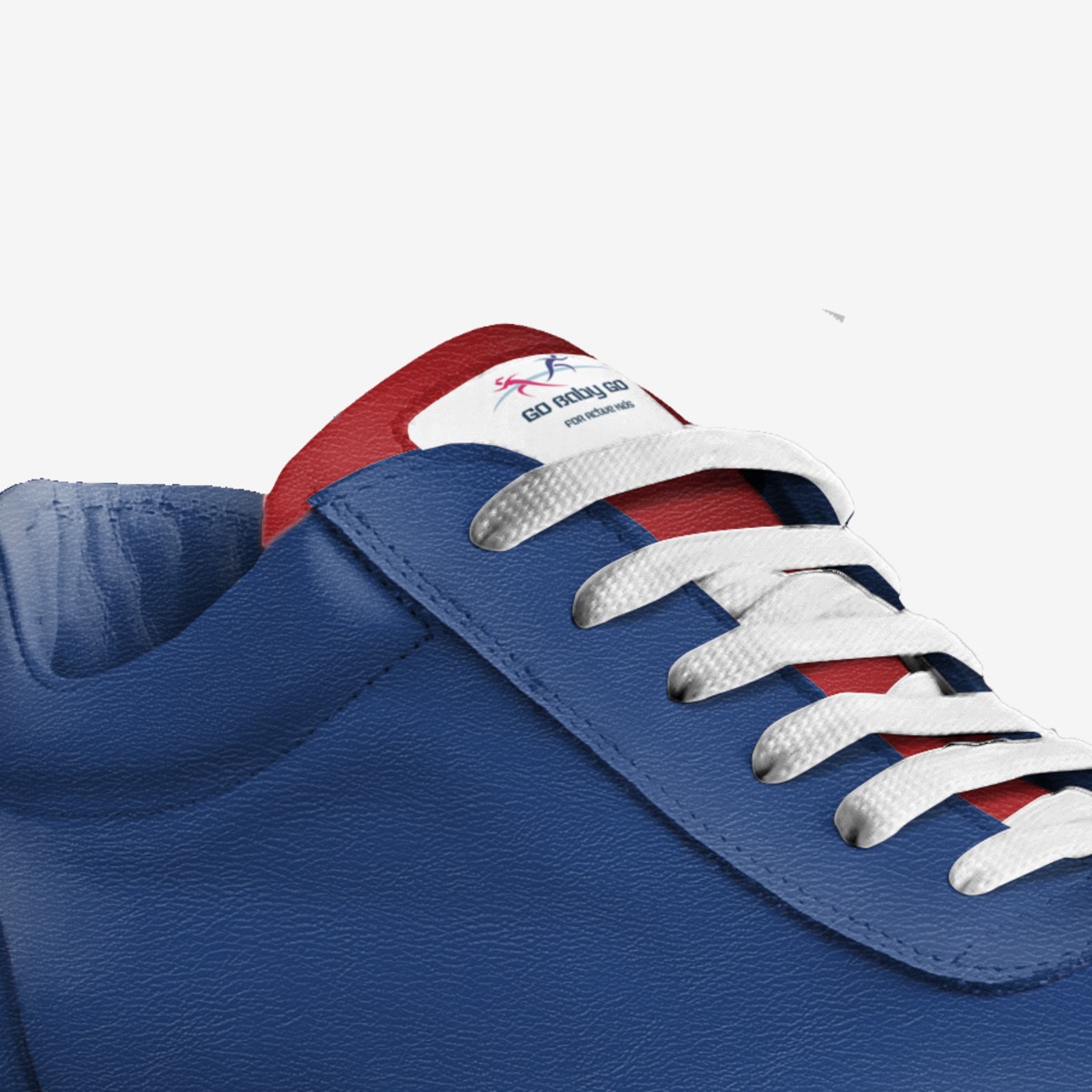 Go Baby Go custom made in Italy shoes by Patricia Mitchell | Detail view