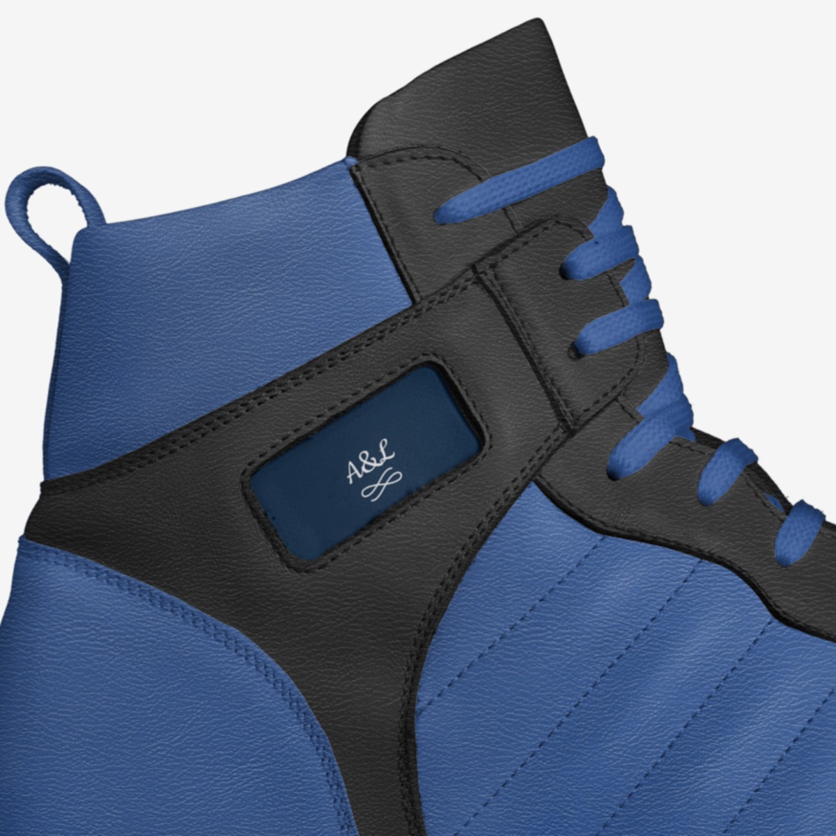 A&L💙 custom made in Italy shoes by Liliana M | Detail view