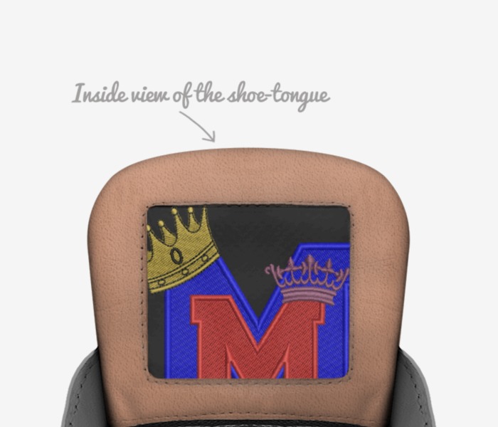Marshall custom made in Italy shoes by James Brown | Tongue view