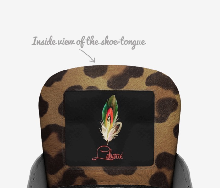 Rome custom made in Italy shoes by Jerome Riddick | Tongue view