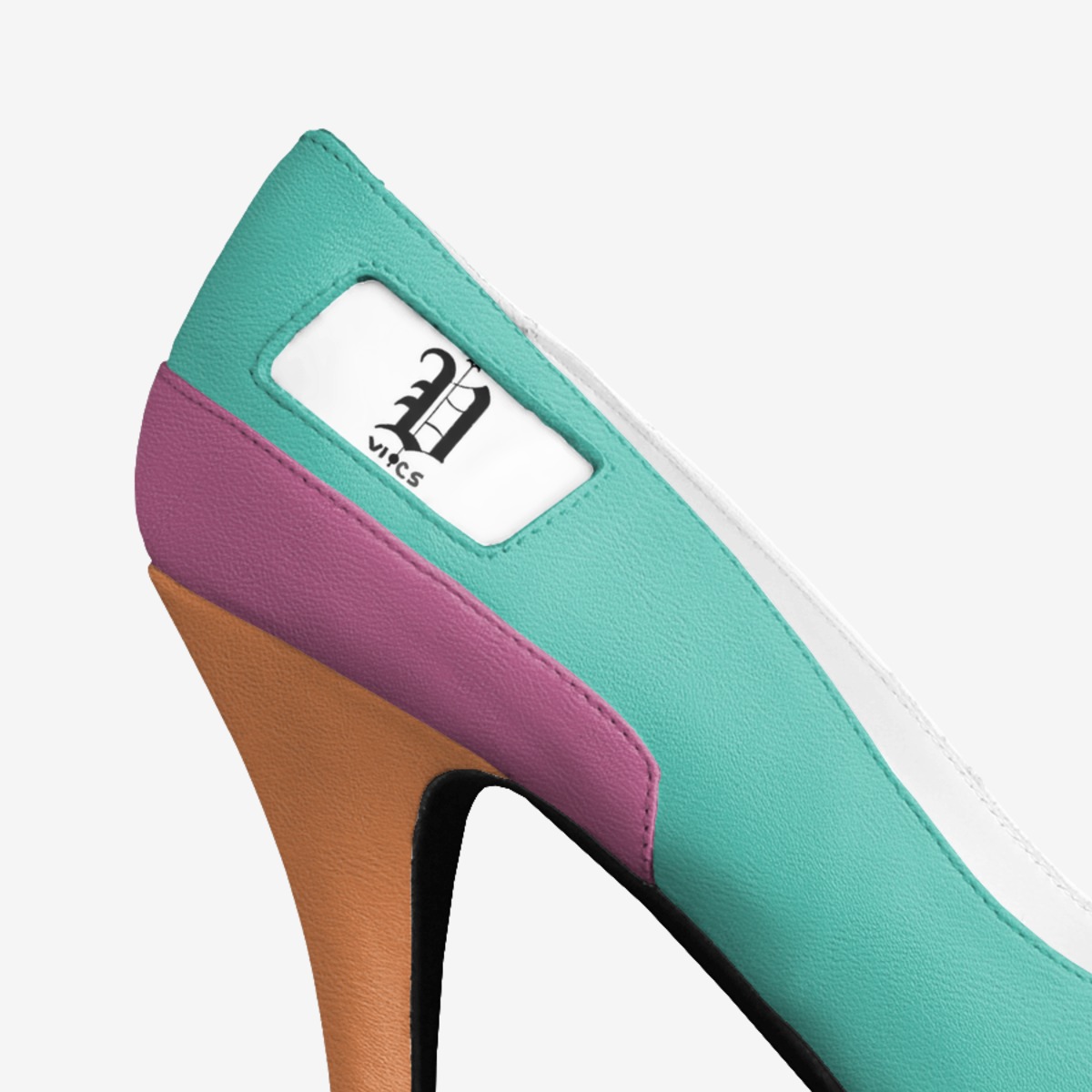 vics pop custom made in Italy shoes by Brayden Murphy | Detail view