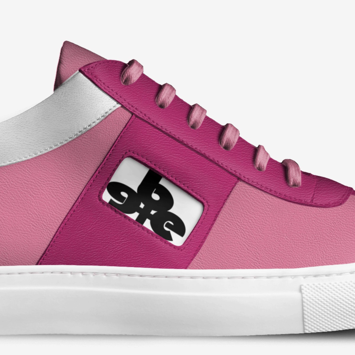 PINK TARGA custom made in Italy shoes by Being Great Every Day | Detail view