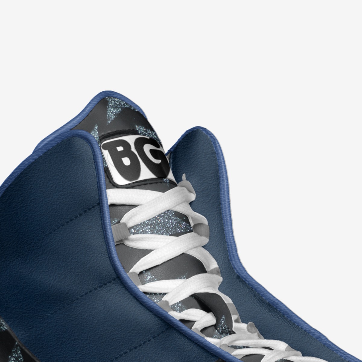 Blue Stars Istinto custom made in Italy shoes by Being Great Every Day | Detail view