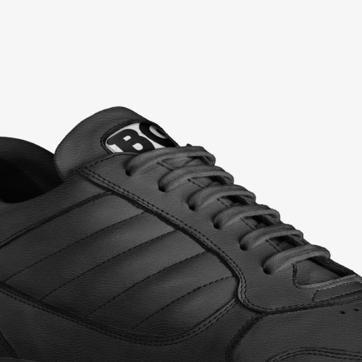 9 Allblack Adagio custom made in Italy shoes by Being Great Every Day | Detail view