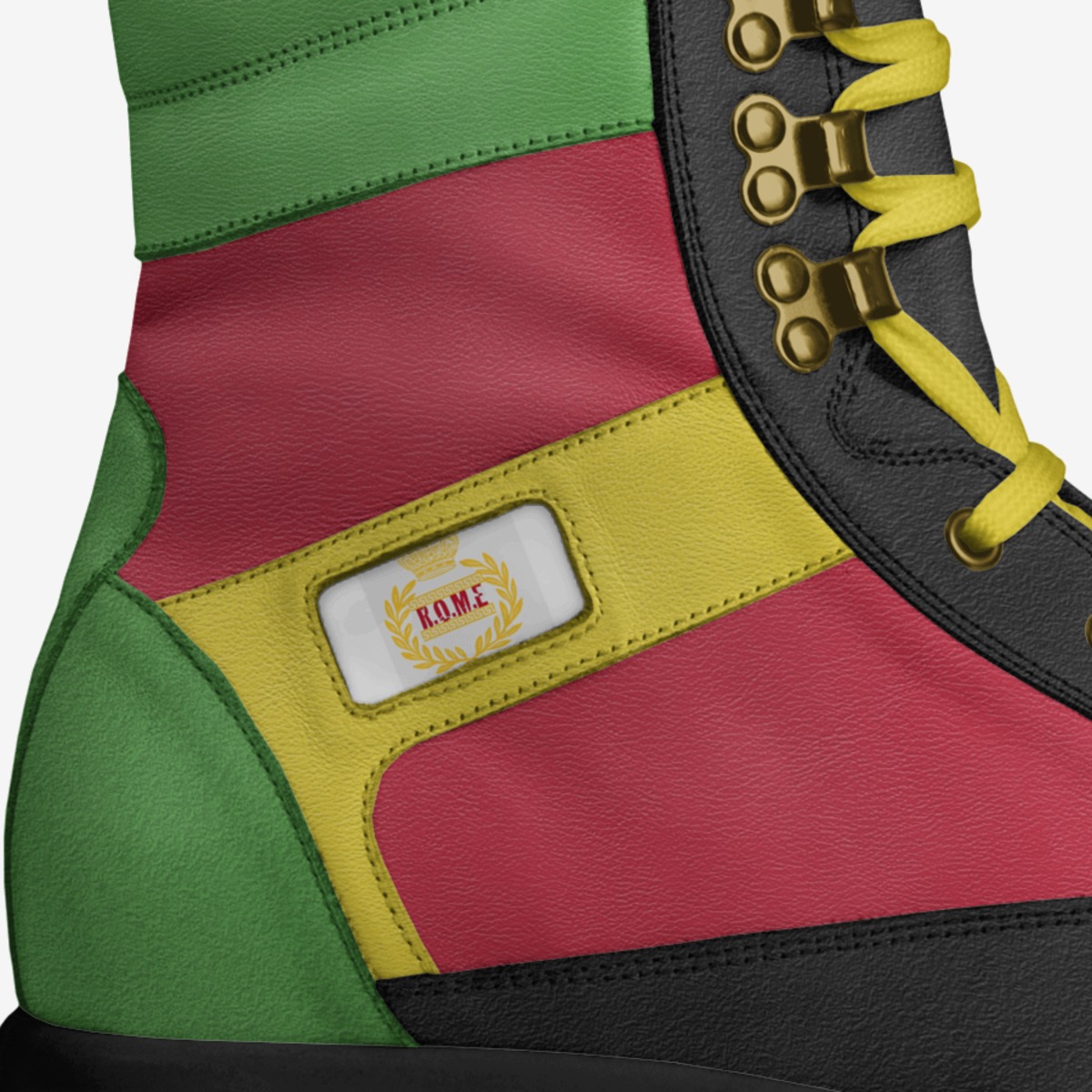 R.O.M.E  custom made in Italy shoes by Romello L Haynes | Detail view