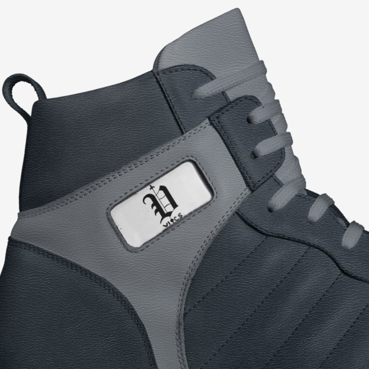 vics shark 2 custom made in Italy shoes by Brayden Murphy | Detail view