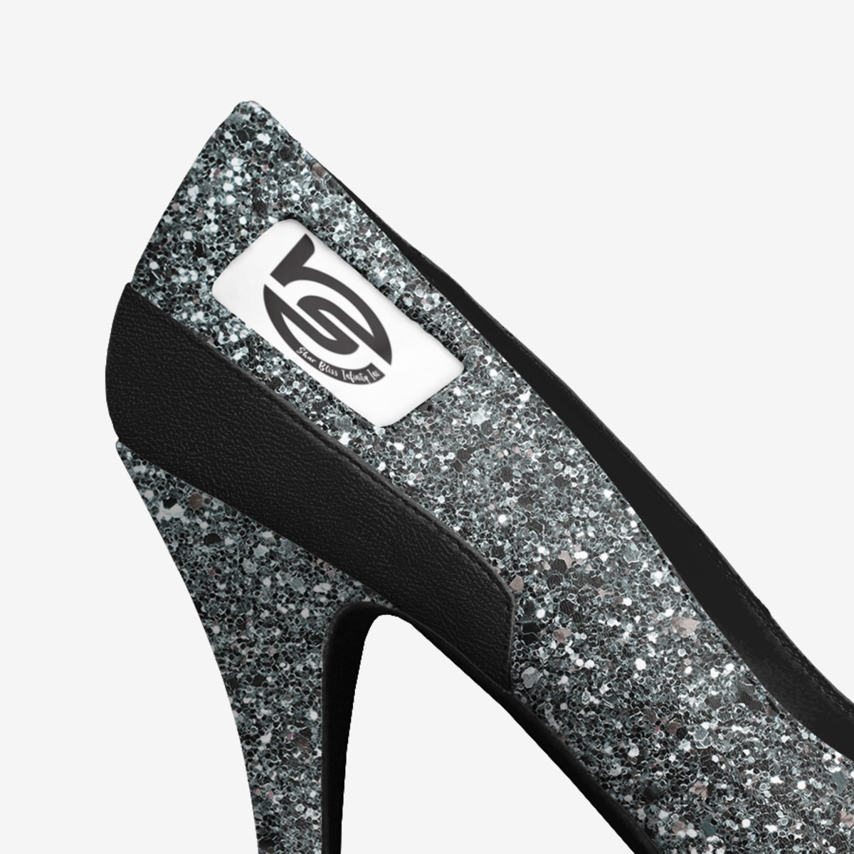Blissful Infinity  custom made in Italy shoes by Sharnika Peterson | Detail view