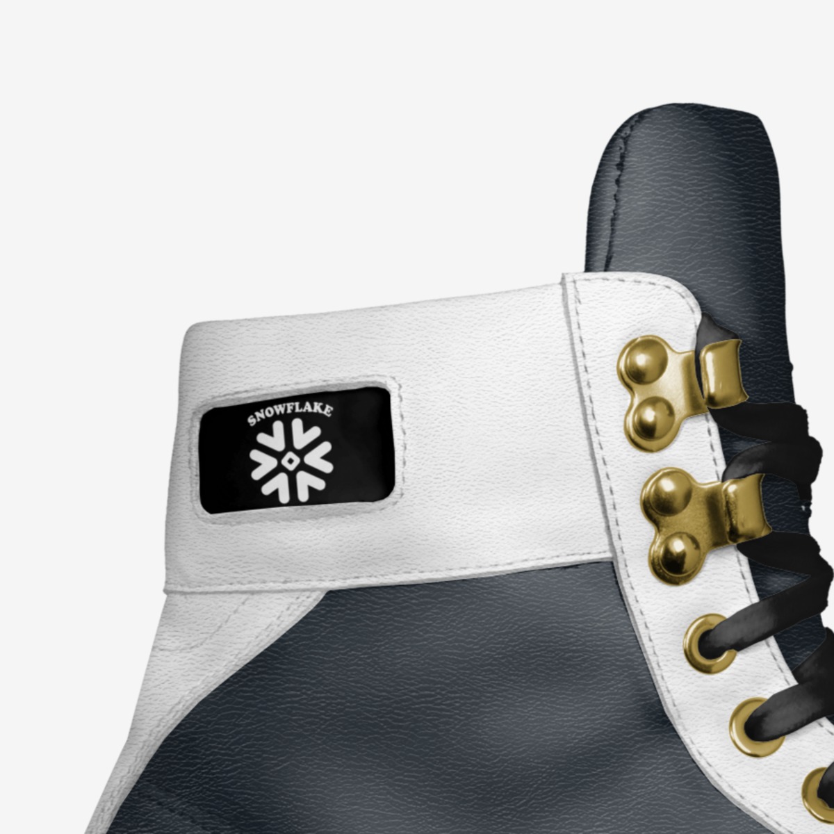 Snowflake custom made in Italy shoes by Arthur Undi Phiri | Detail view