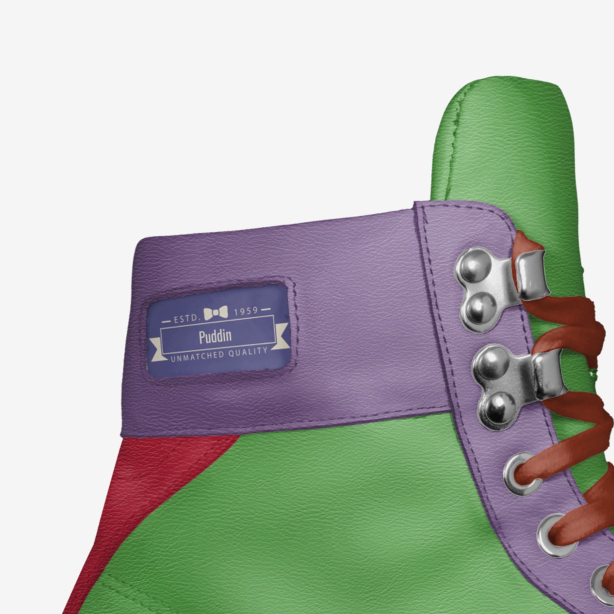 Puddin custom made in Italy shoes by Jonathan Vasquez | Detail view