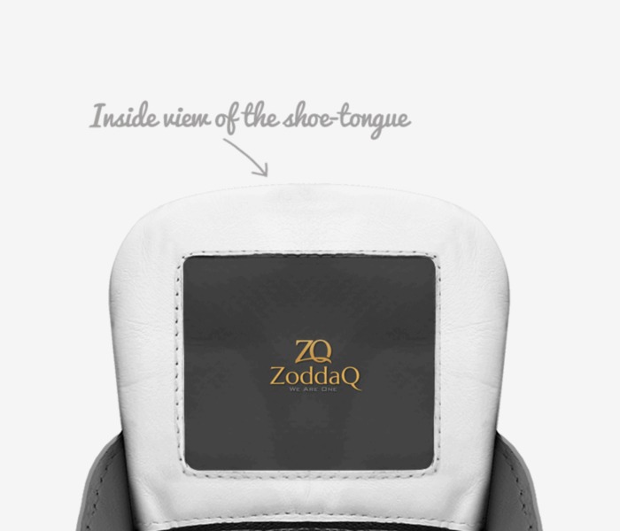 ZQ custom made in Italy shoes by Beau Joli Andrews | Tongue view