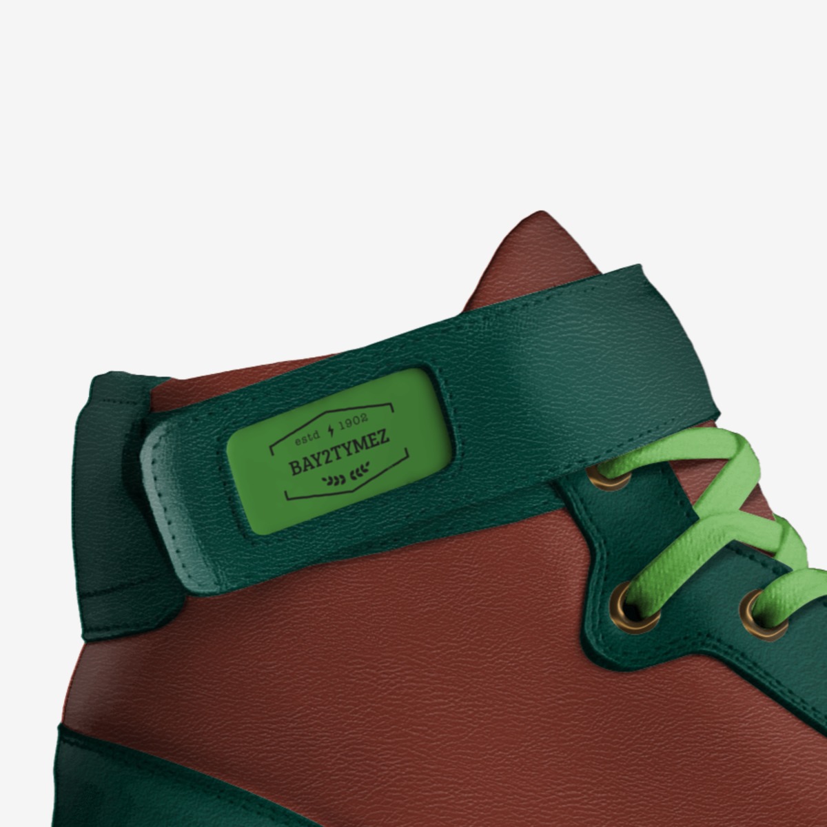 Bay2tymez custom made in Italy shoes by Alfray Williams | Detail view
