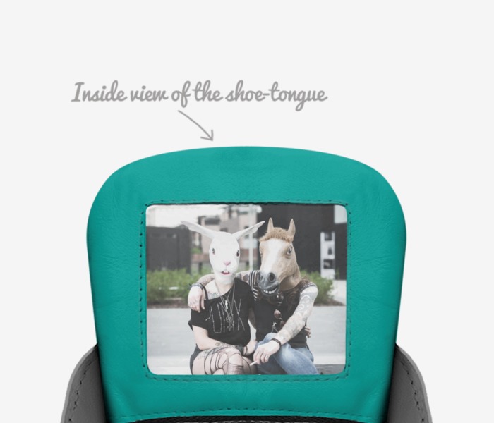 R.A.W. custom made in Italy shoes by Robert Wallin | Tongue view