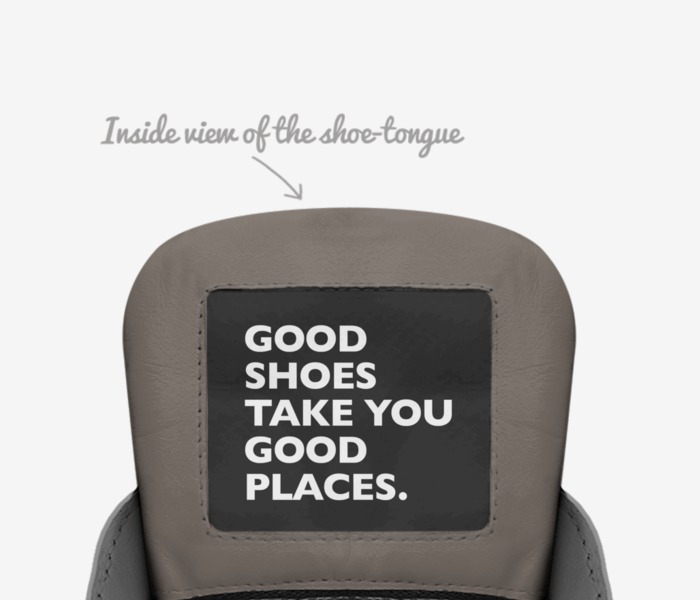 Galai custom made in Italy shoes by Glaize Ranara | Tongue view