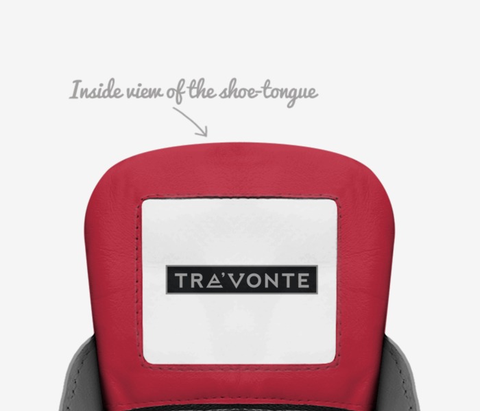 eastside custom made in Italy shoes by Travis Hatcher | Tongue view
