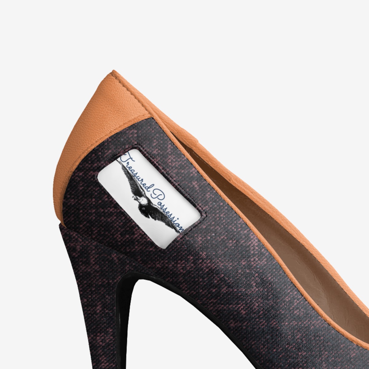 tiki custom made in Italy shoes by Chavez Mckee | Detail view
