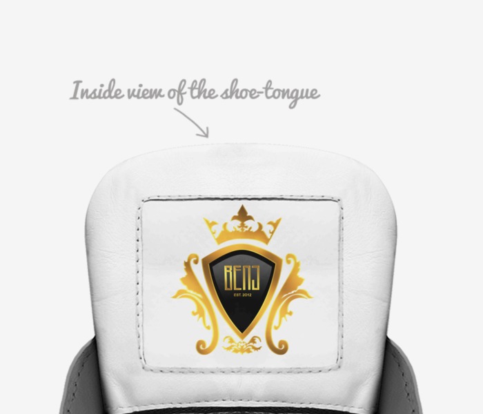 benj custom made in Italy shoes by BENJ-URBAN APPAREL. SINCE.2012 | Tongue view