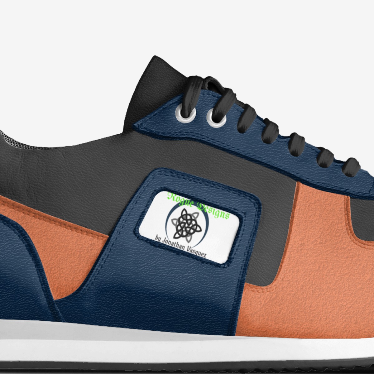 nine tails custom made in Italy shoes by Jonathan Vasquez | Detail view