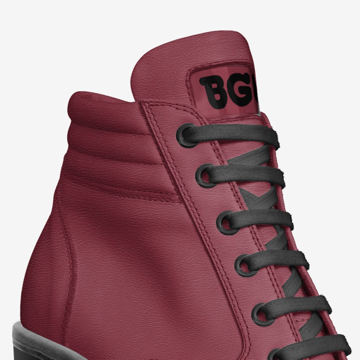 Phonebox Heel Boot custom made in Italy shoes by Being Great Every Day | Detail view