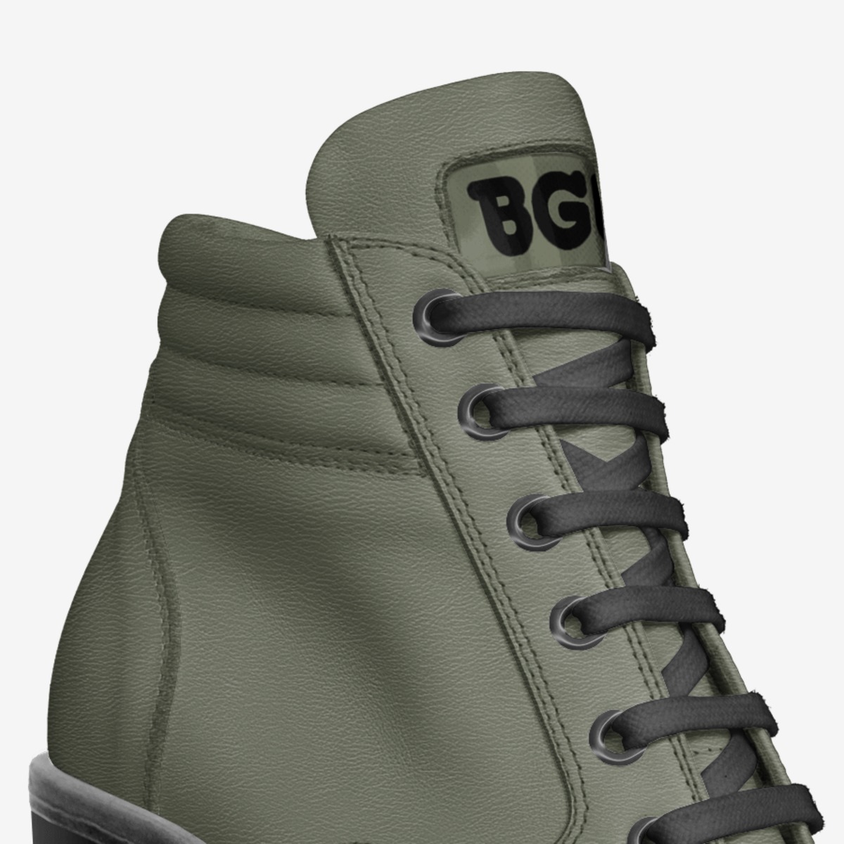 Birch Boot Heel custom made in Italy shoes by Being Great Every Day | Detail view