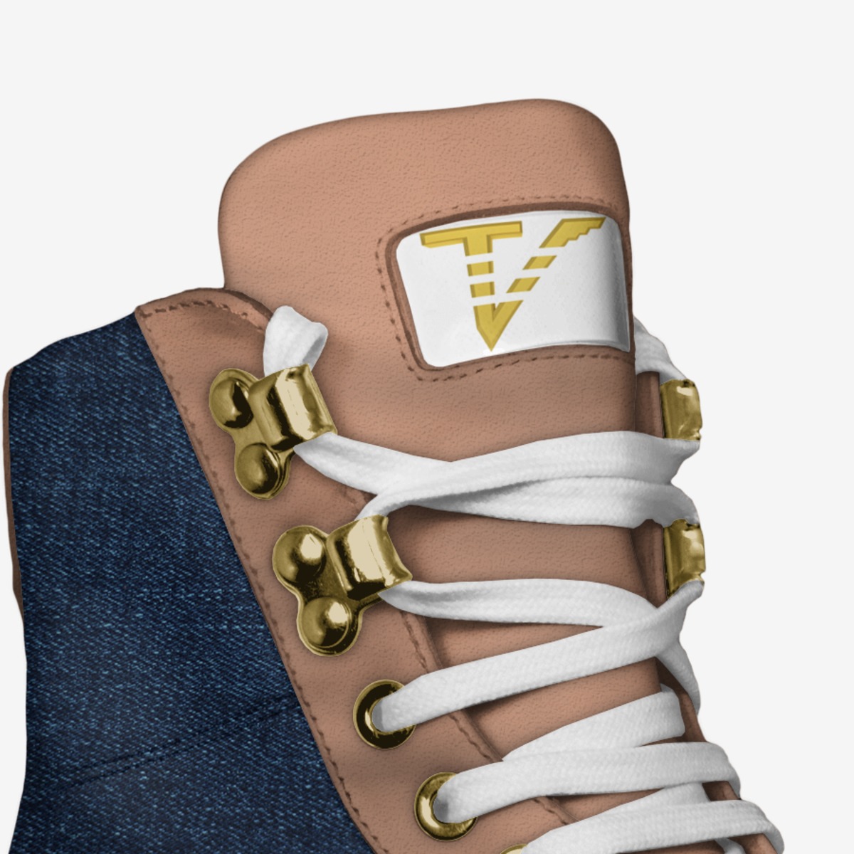 2 custom made in Italy shoes by Lamont Sanders | Detail view