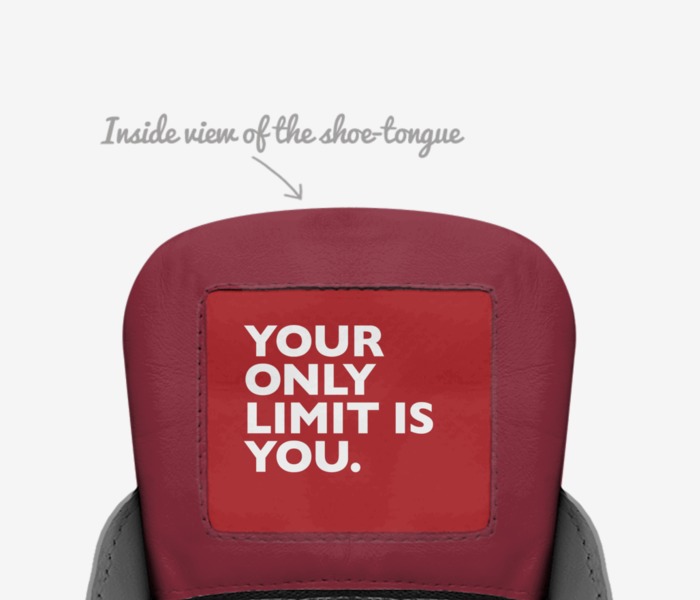 Ability custom made in Italy shoes by Lev Benavram | Tongue view