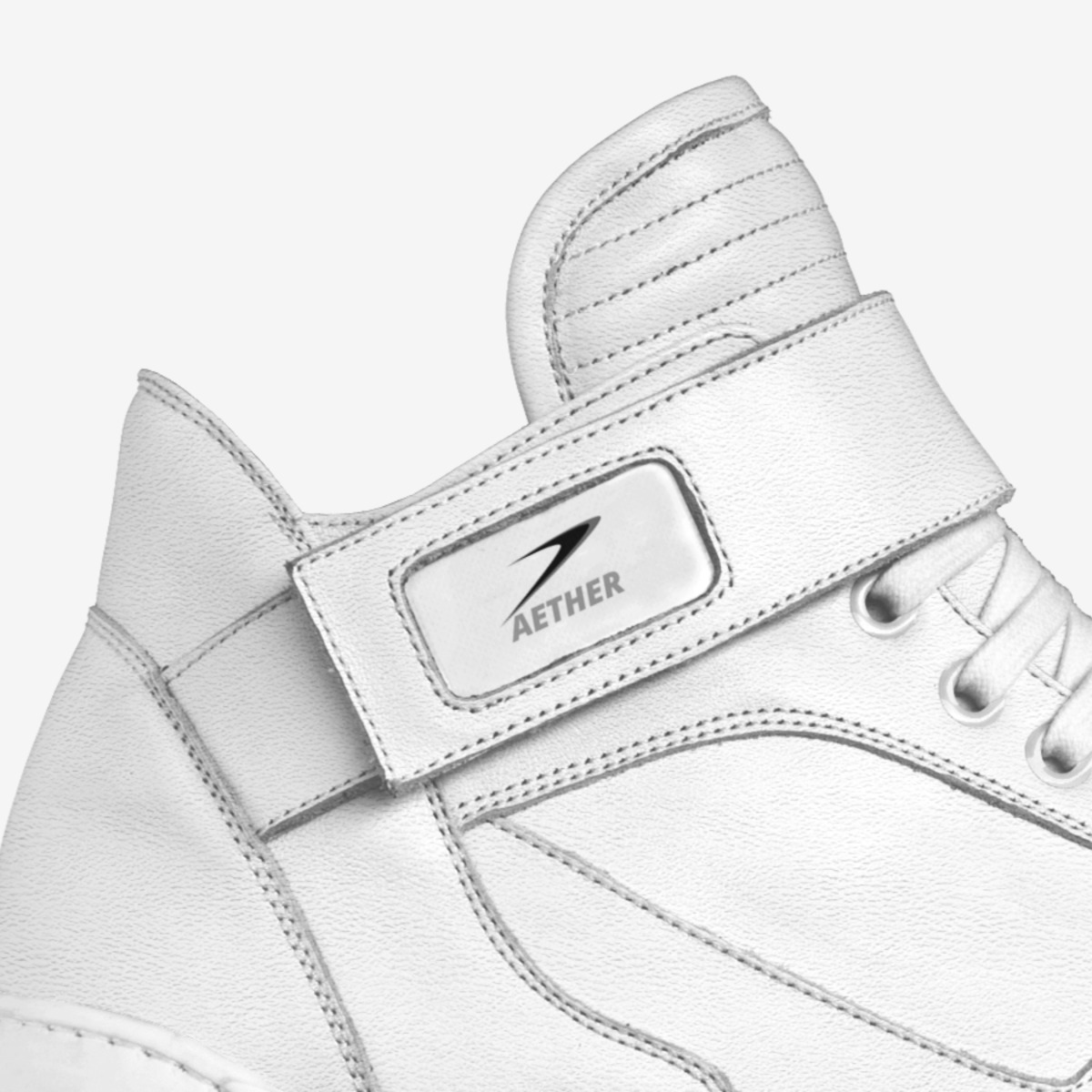 AETHER custom made in Italy shoes by Delrashawn Boykins | Detail view