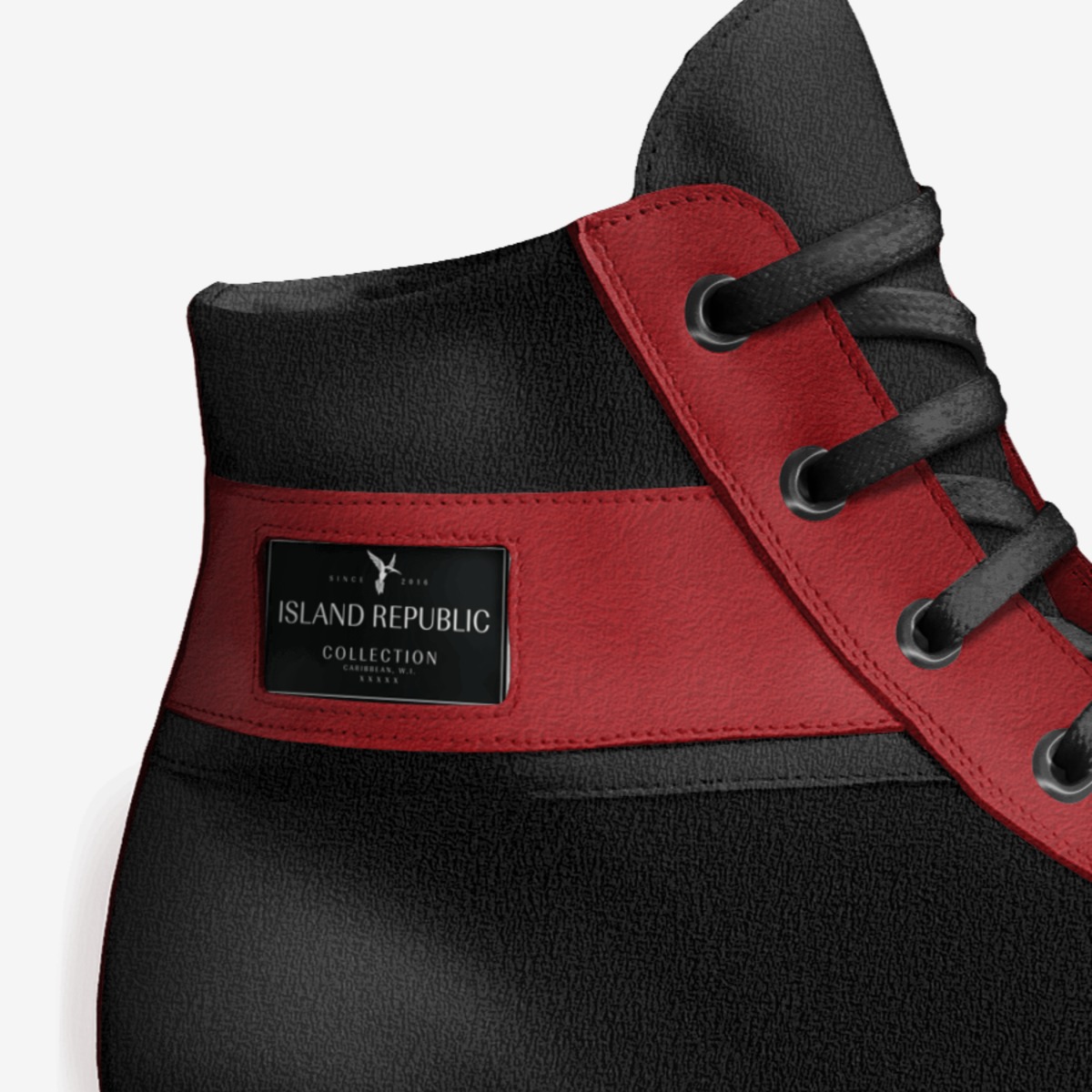 Island Republic custom made in Italy shoes by Dwayne Lennard | Detail view