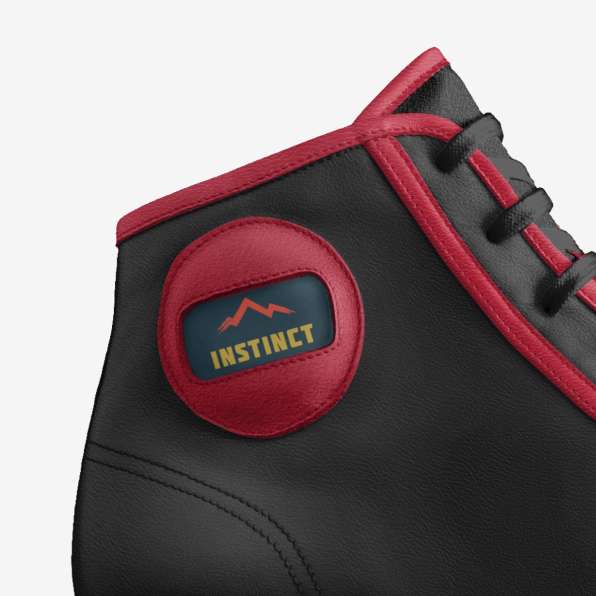 Instinct SneakerCo custom made in Italy shoes by Taulib Frazier | Detail view