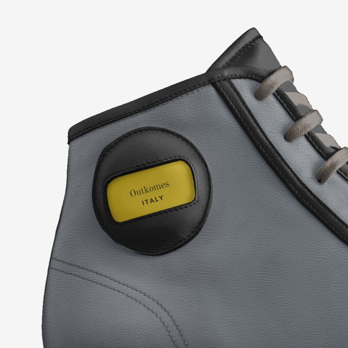 Outkomes custom made in Italy shoes by Jeremy Codjoe | Detail view