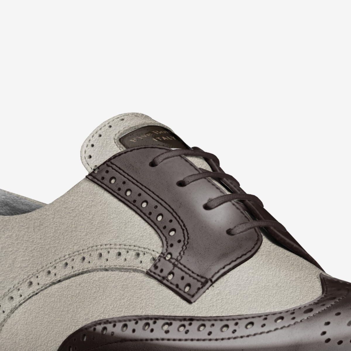 Five Boros custom made in Italy shoes by Cedric Streeter | Detail view